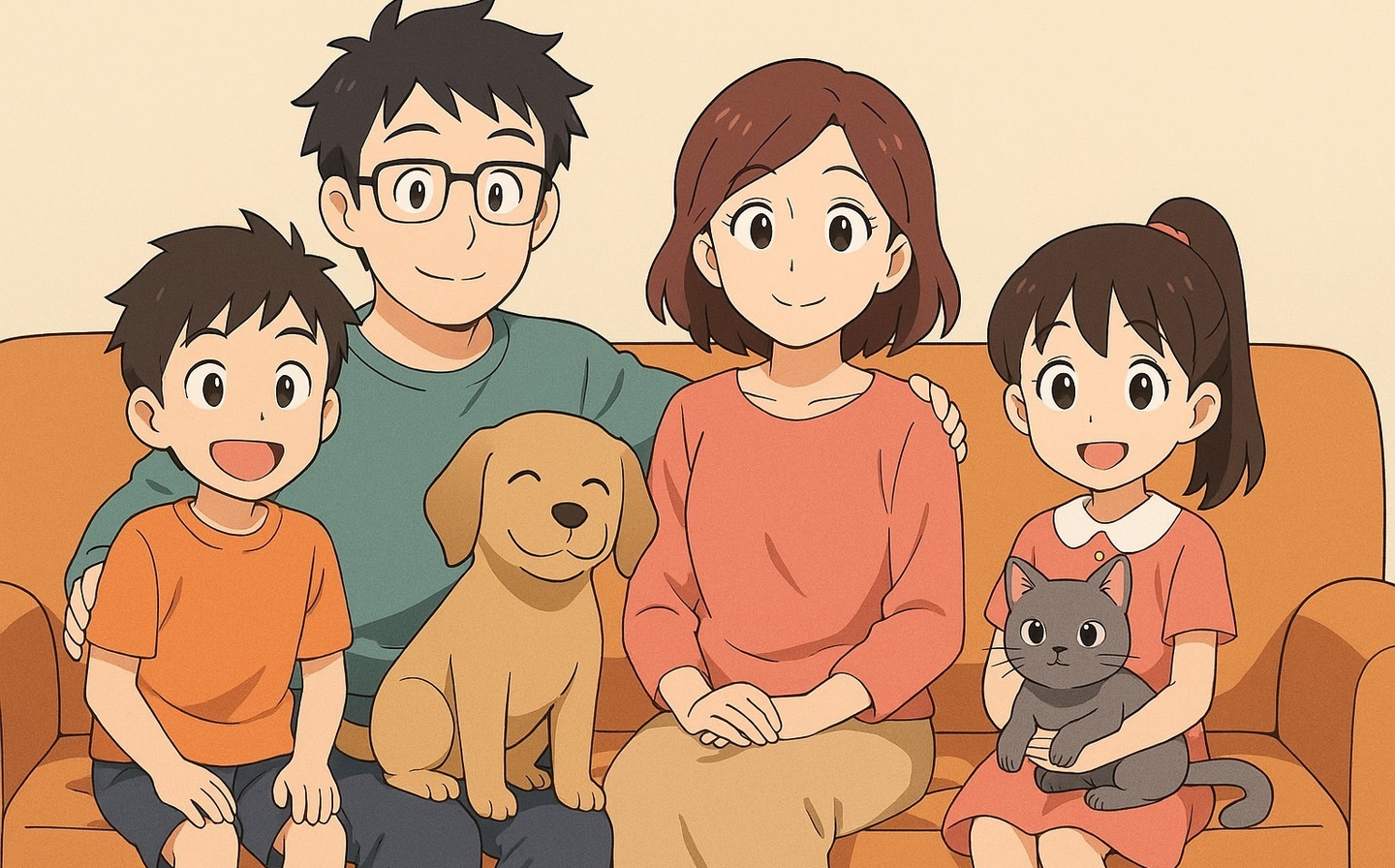 ペット家族写真